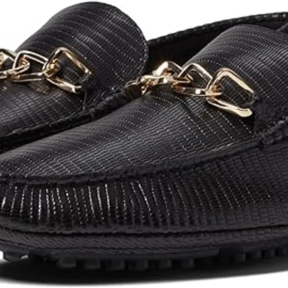 NWOB Aldo Davinch Lizard Embossed Driving Shoe